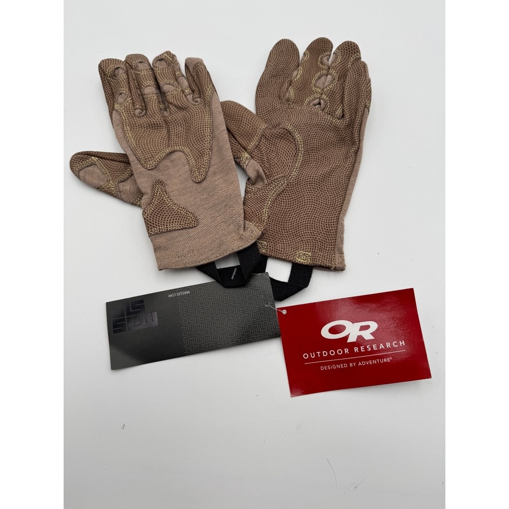 Outdoor Research Overlord Short Gloves Men's Tan Size Small Flame Resistant Gear
